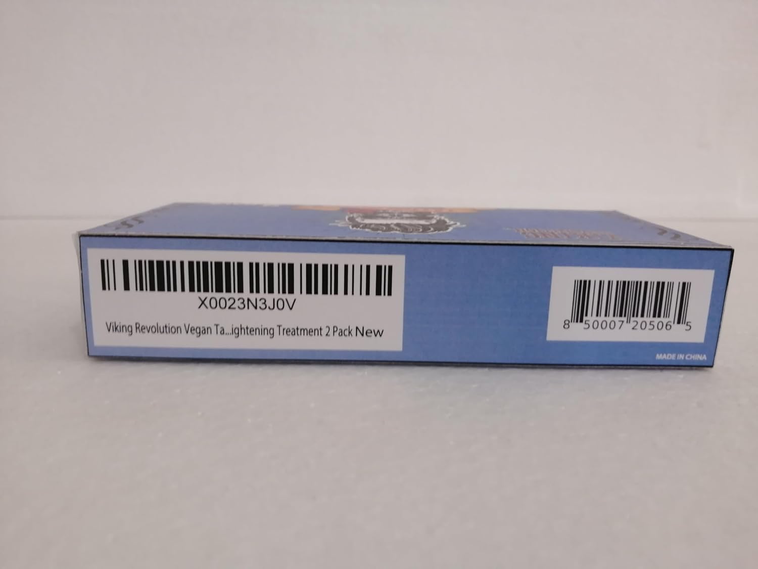 Blue box labeled Tattoo Care Balm - 2 Pack, new with barcodes.