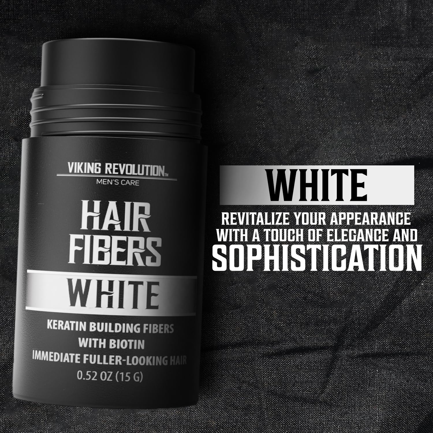 White Hair Fibers for Thinning Hair boldly promote elegance and sophistication.