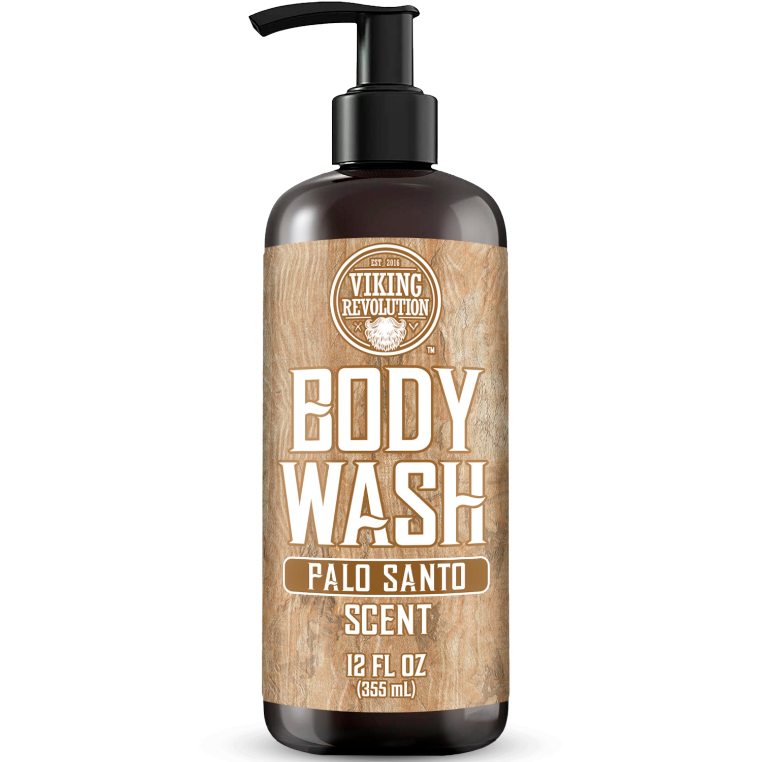 Body Wash - Palo Santo 12oz, ideal for active men and moisturizing skin.