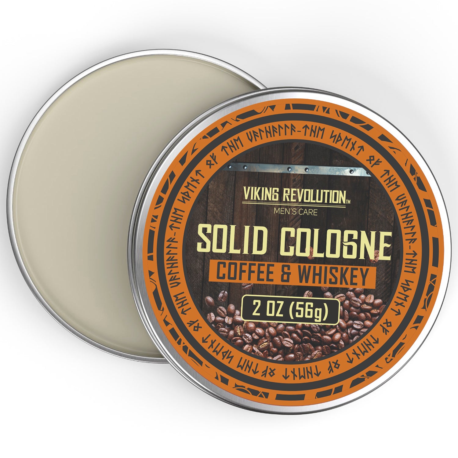 A 2 oz tin of Coffee & Whiskey Mens Solid Cologne is a perfect gift for men.