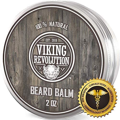 Tin of Citrus Beard Balm, 2 oz, includes all-natural ingredients for non-irritating conditioning.