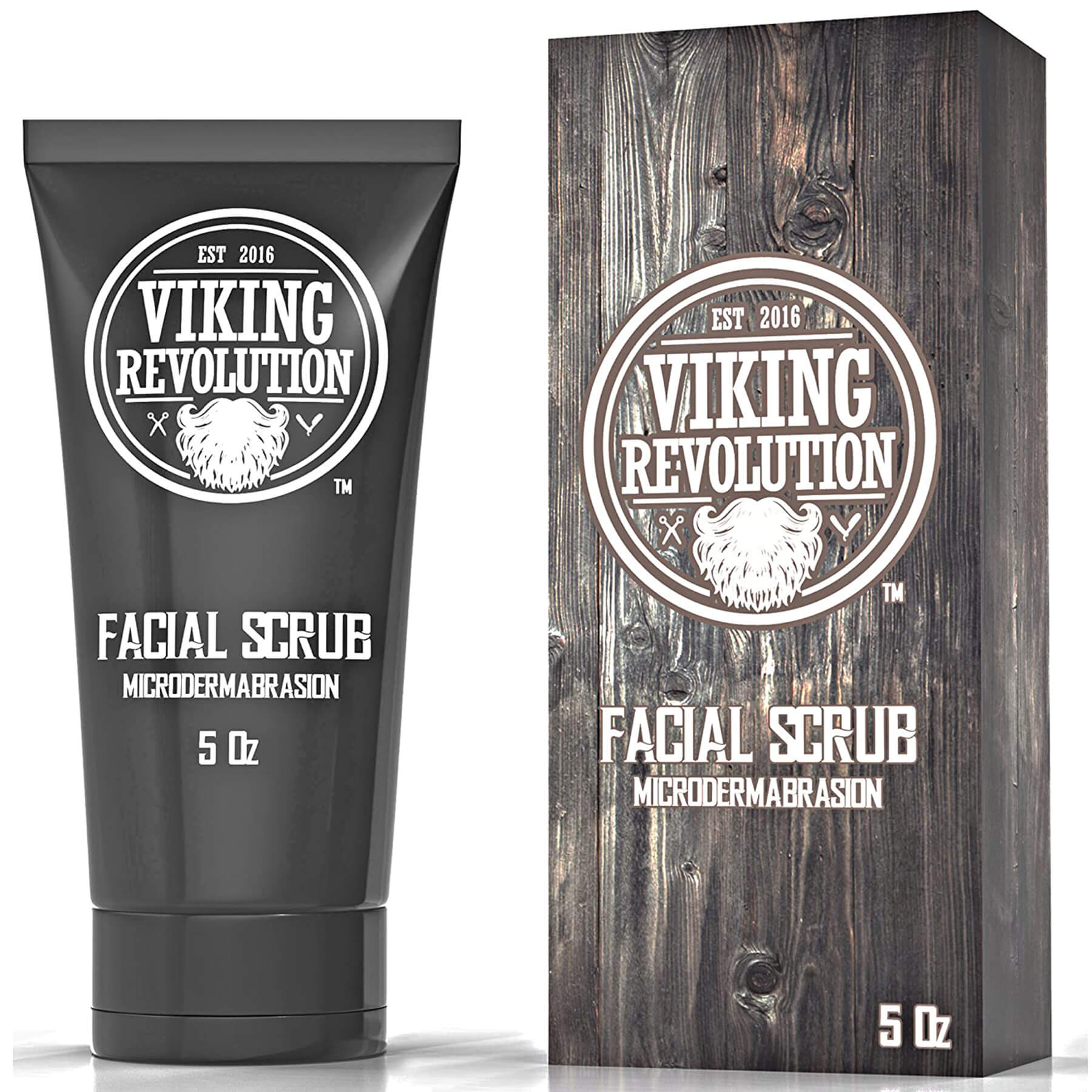 The Microdermabrasion Face Scrub, 5 oz, comes in a stylish wood-design tube and box. Enriched with vitamin E, it provides exceptional skin care for a smoother complexion and is ideal for preparing your face before shaving.