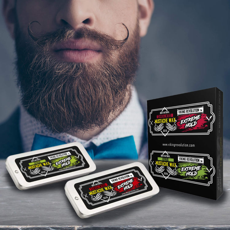 Mustache Wax 2 Pack - Extreme Hold (Sandalwood & Citrus)