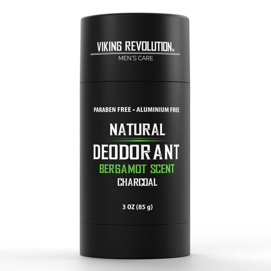 Bergamot Deodorant for Men - Deodorant for Men Charcoal 3oz