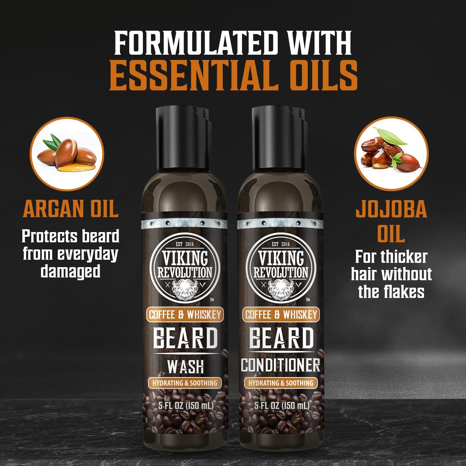 Beard Grooming Kit - Coffee & Whiskey, perfect addition for your beard grooming routine.