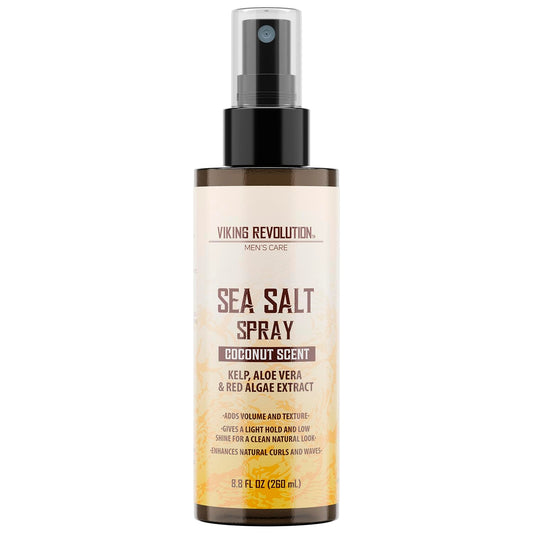 Coconut sea salt hair spray for men