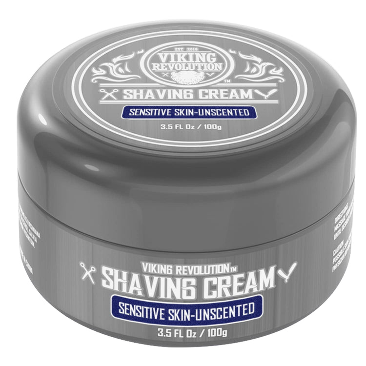 Viking Revolution - Unscented Shaving Cream for Sensitive Skin