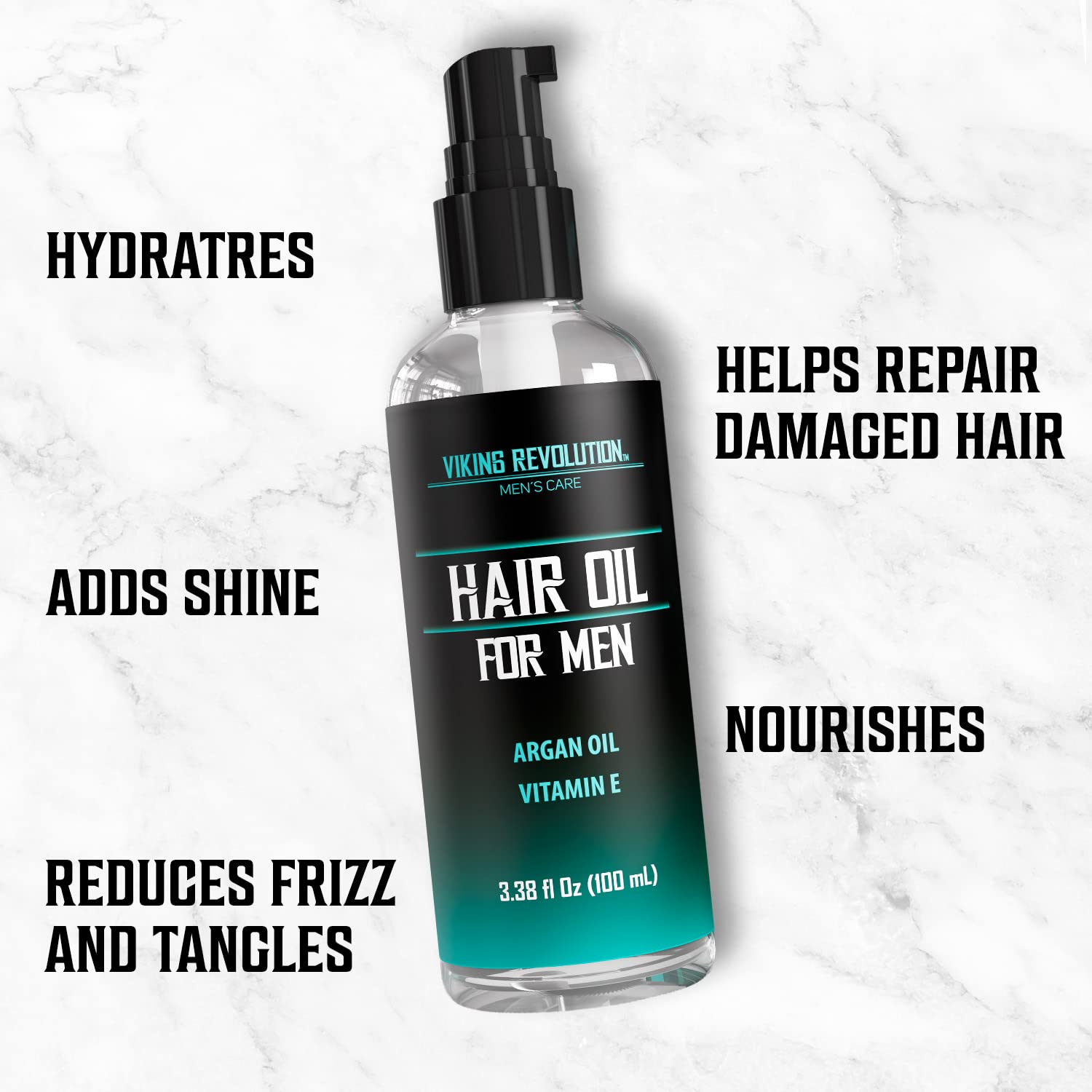 The Hydrating Hair Oil for Men provides numerous advantages, including hydration, enhanced shine, frizz reduction, hair repair support, and hair growth promotion.