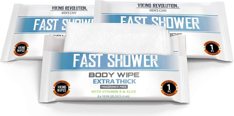 Viking Revolution - Body Wipes w/ Vitamin E & Aloe - 12 Pack