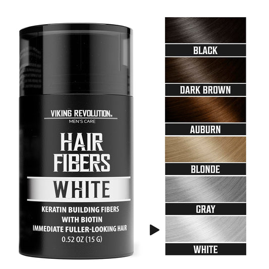 White Hair Fibers for Thinning Hair