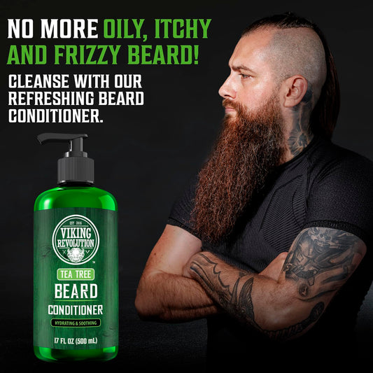 Viking Revolution - Men Shampoo with Biotin and Jojoba Oil - Natural Hair  Shampoo - Eucalyptus and Peppermint, 17 Oz 
