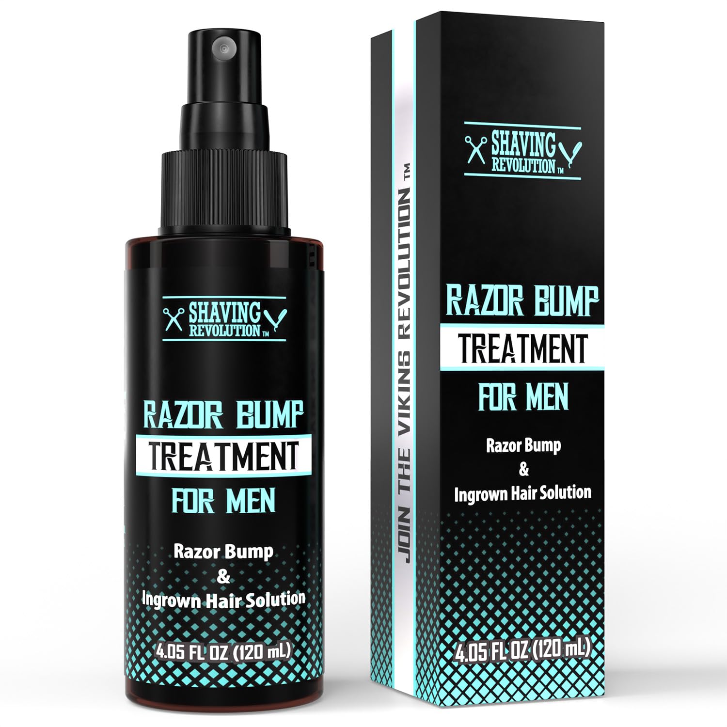 Shaving Revolution Razor Bumps Treatment, a soothing 4.05 fl oz ingrown hair serum for men.