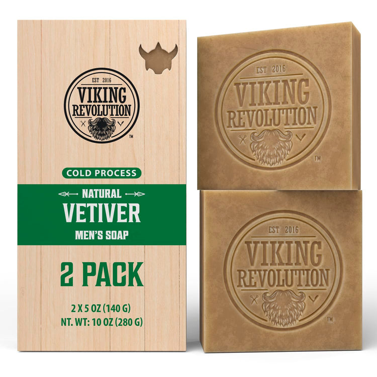 Vetiver Natural Soap for Men - Cold Pressed Bar Soap for Men