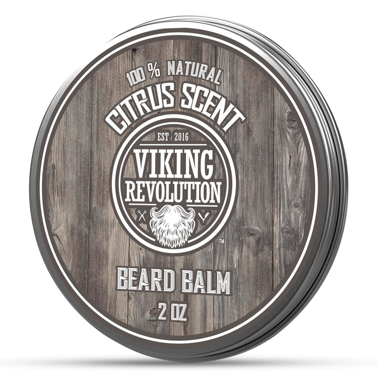 Citrus Beard Balm, 2 oz, conditions your beard with all-natural ingredients for a perfect finish.