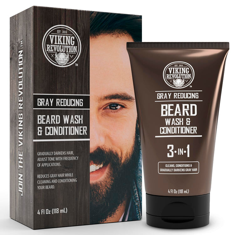 Grey Reducing Beard Wash and Conditioner