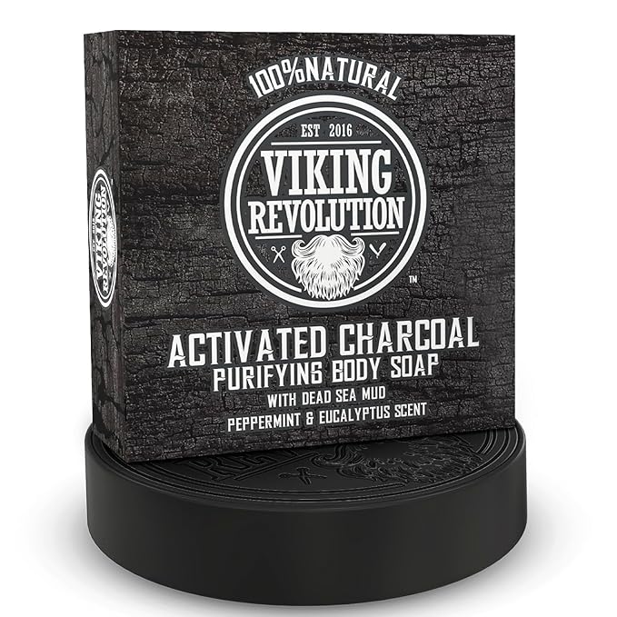 Activated Charcoal Soap w/ Dead Sea Mud