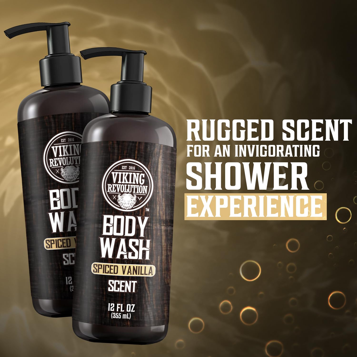 Indulge in the rugged aroma of Viking Revolution's Body Wash - Spiced Vanilla 2 pack, tailored for the modern man. This natural formula delivers a refreshing cleanse, leaving you feeling invigorated and prepared to tackle the day.
