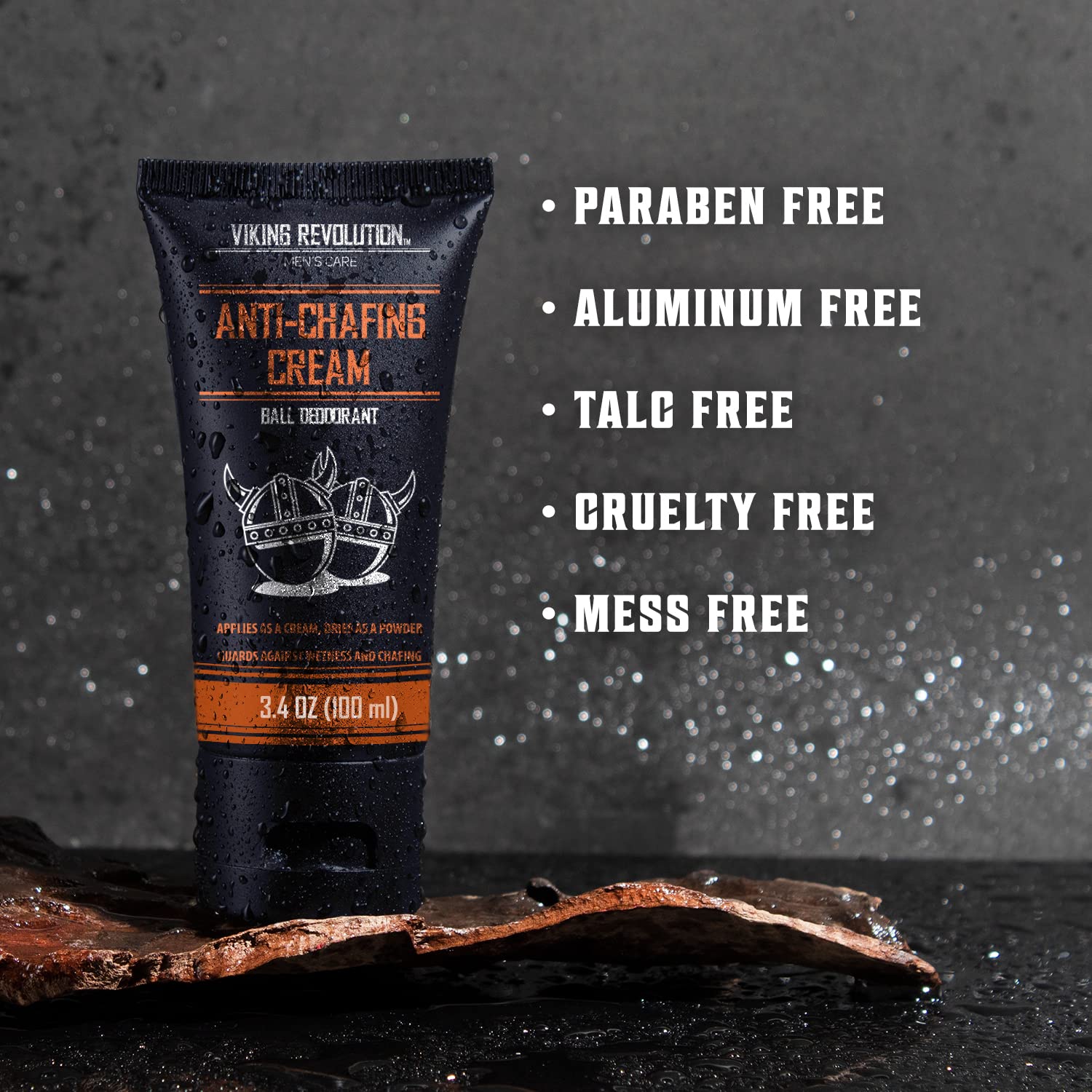 Ball Deodorant is a mess-free, paraben-free men's anti-chafing cream in an easy-to-use tube.