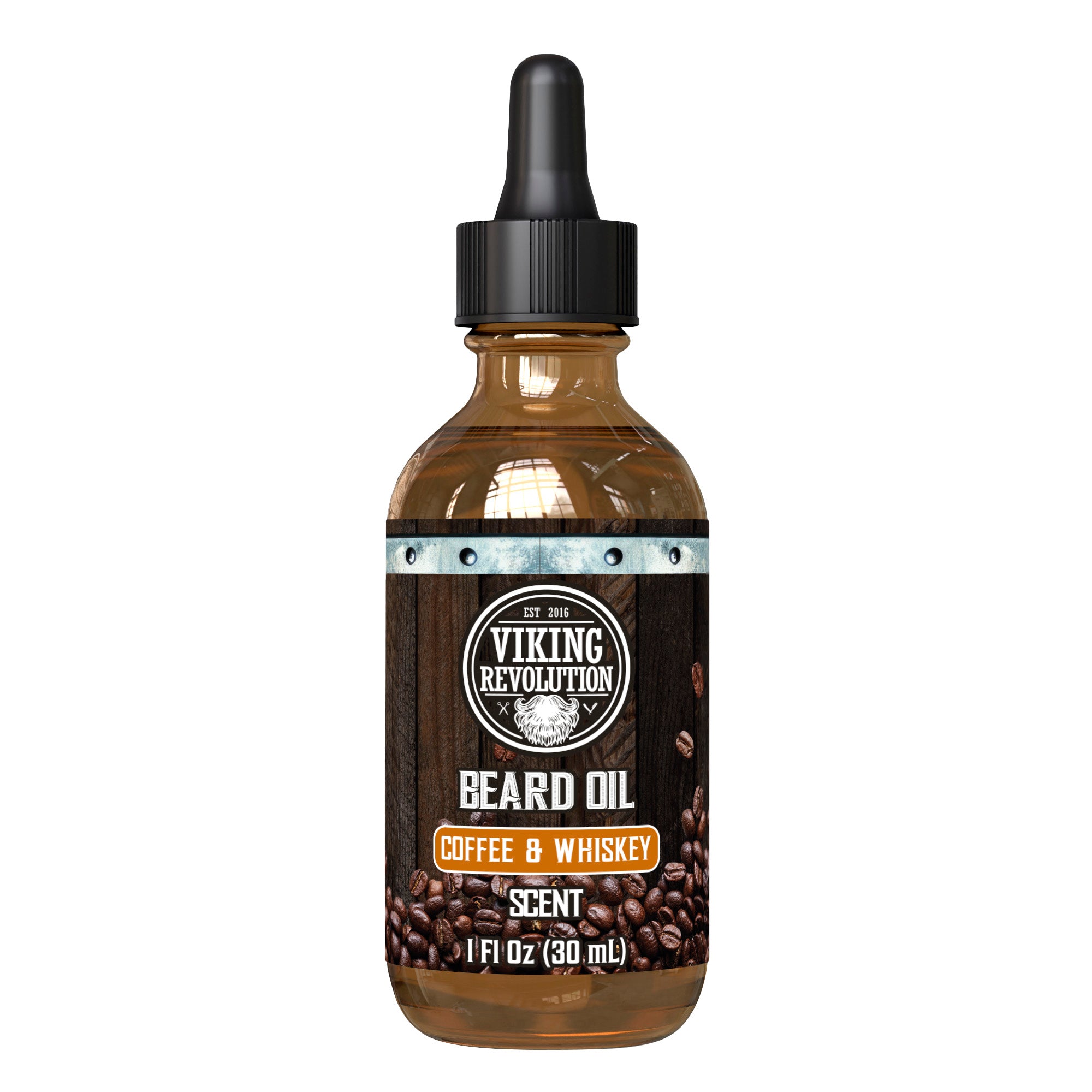 Viking Revolutions Coffee & Whiskey Beard Oil for optimal beard management.