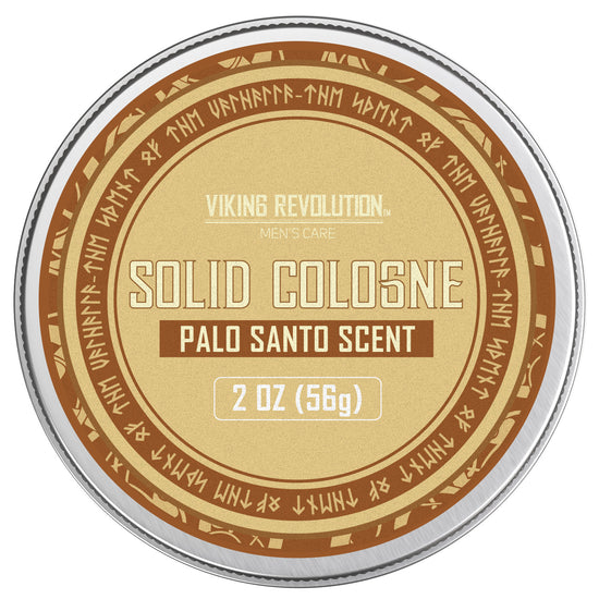 Viking Revolution Solid Cologne, Sandalwood scent, 2 oz (56g) of manly fragrance.