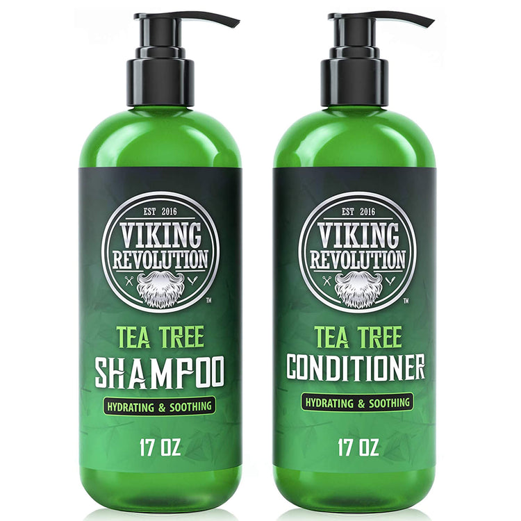 Viking Revolution - Tea Tree Oil Shampoo & Conditioner Set - 17oz offer