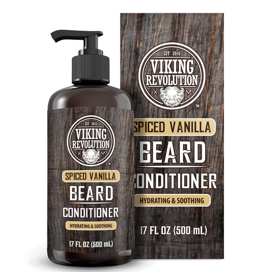 Beard Conditioner Spiced Vanilla with Argan Oil and Jojoba Oil 17oz