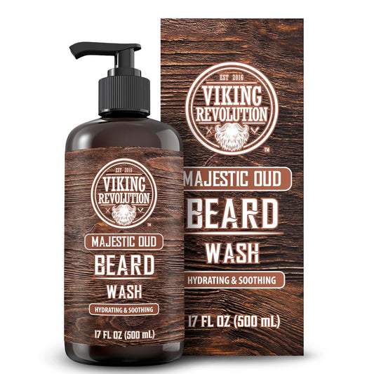 Beard wash Majestic Oud with Argan Oil and Jojoba 17oz