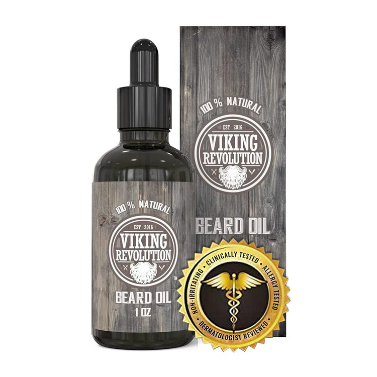 Beard Oil Conditioner - All Natural Unscented Organic Argan & Jojoba Oils