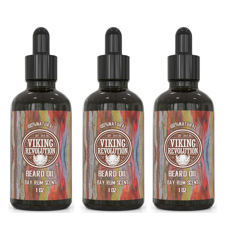 Bay Rum Beard Oil - 3 Pack