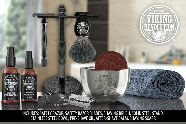 Luxury Safety Razor Shaving Kit