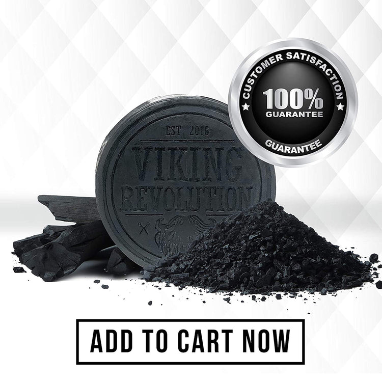 Activated Charcoal Soap w/ Dead Sea Mud - 2 Pack
