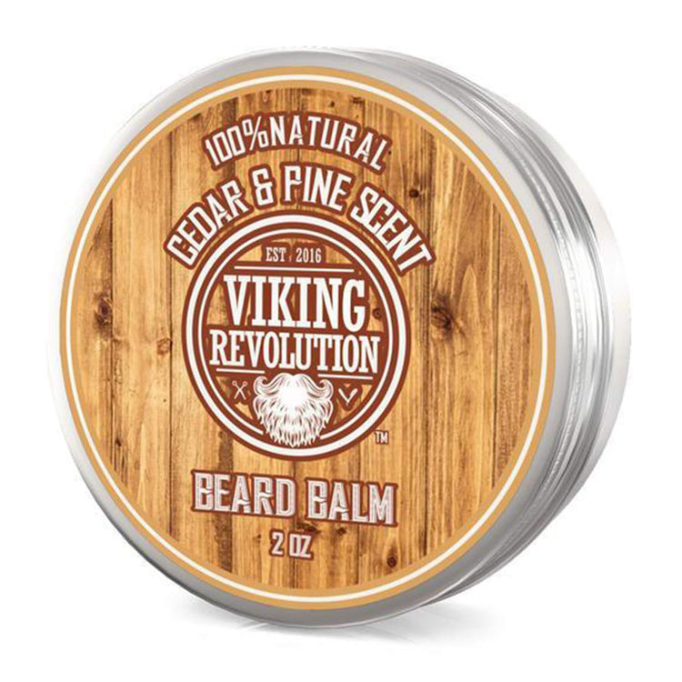 Viking Revolution Beard Balm - All Natural Grooming Treatment with Argan  Oil & Mango Butter - Strengthens & Softens Beards & Mustaches - Leave in  Conditioner Wax for Men (Citrus and Sandalwood