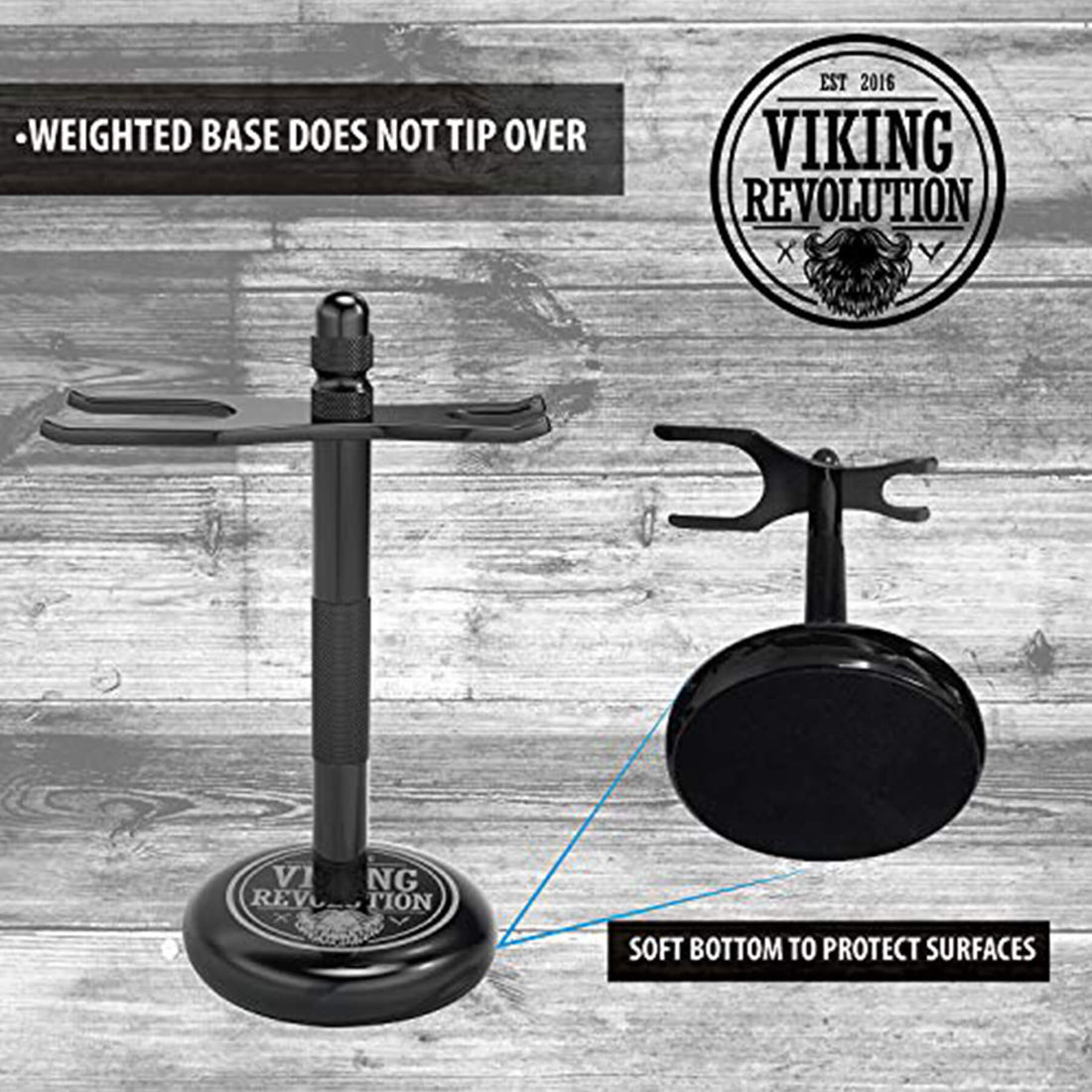 Black Safety Razor Stand