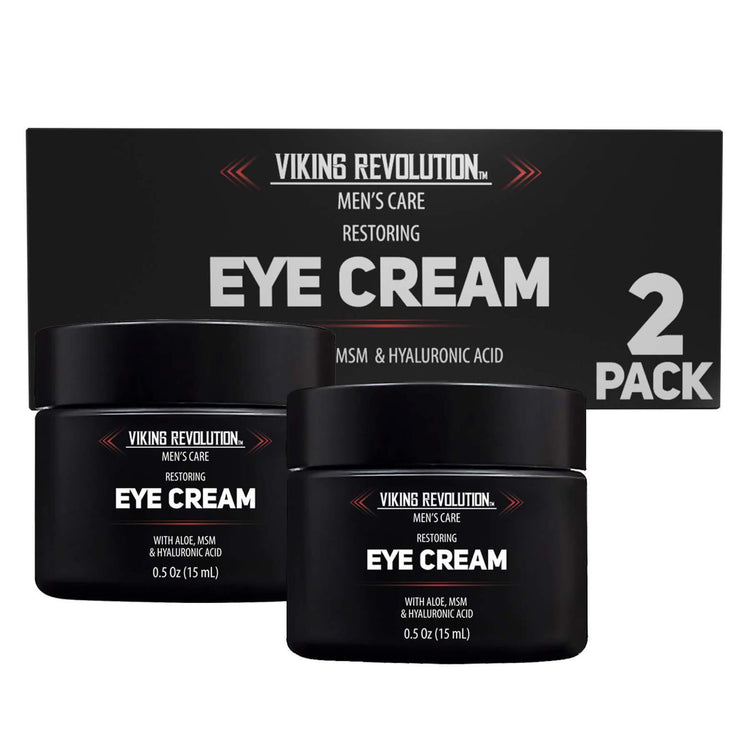 Natural Eye Cream for Men - 2 Pack
