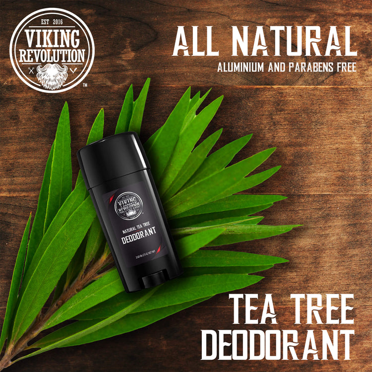 Natural Tea Tree Oil Deodorant - 2 Pack