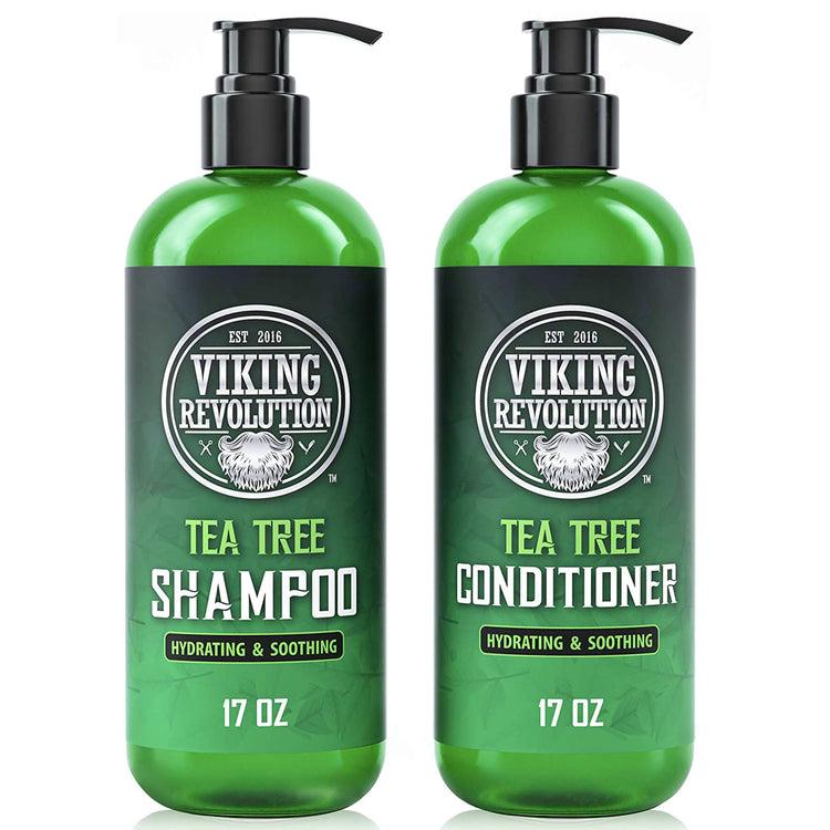 Tea Tree Oil Shampoo & Conditioner Set - 17oz